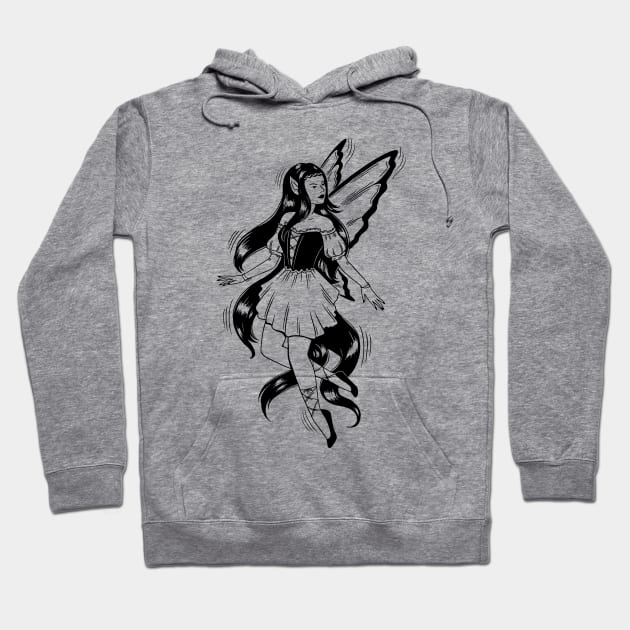 Fairy Drawing Hoodie by LAPublicTees